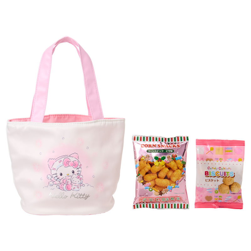 ハローキティ お菓子＆手提げバッグ（雪だるま）