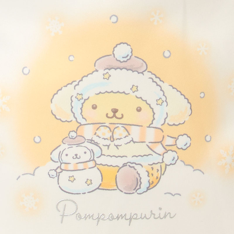 ポムポムプリン お菓子＆手提げバッグ（雪だるま）