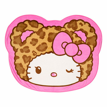 ハローキティ フェイス形ブランケット