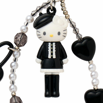 ハローキティ ストラップ モノトーン（Sanrio closet collection）
