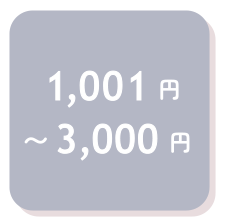 1,001円～3,000円