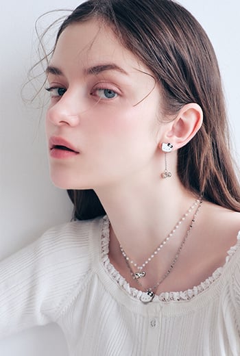 ピアス/ネックレス2本セット